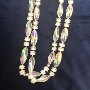 💘Iridescent plastic strand of antique beads💘